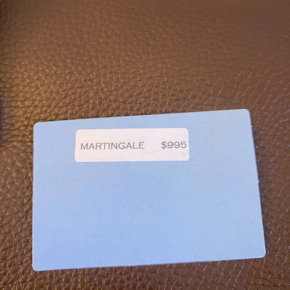 Lambertson Truex leather handbag. Brown with blue trim. - Picture 13 of 14